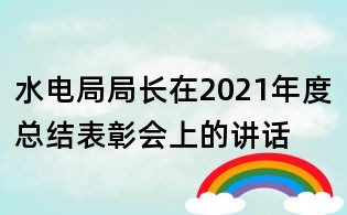 水电局局长在2021年度总结表彰会上的讲话
