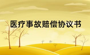 医疗事故赔偿协议书