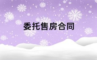 委托售房合同