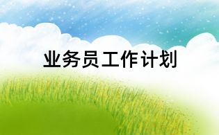 业务员工作计划