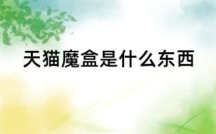 天猫魔盒是什么东西